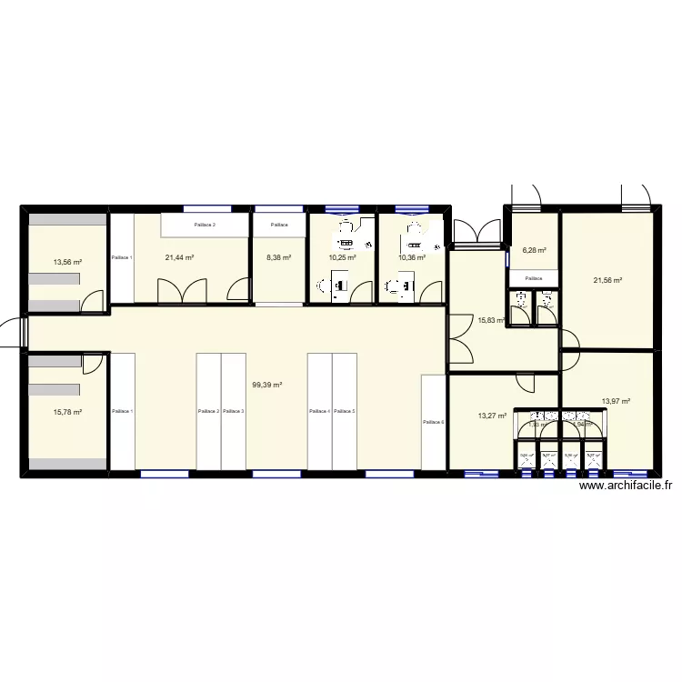 ENCIEN LABORATOIRE. Plan de 