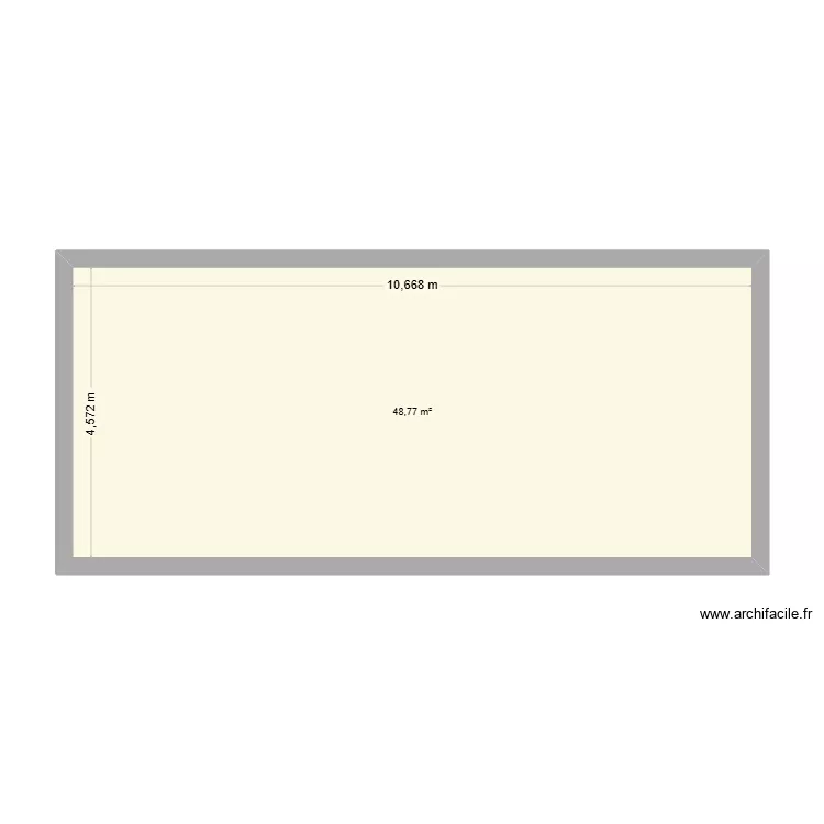 guillaume. Plan de 1  et 49 m²