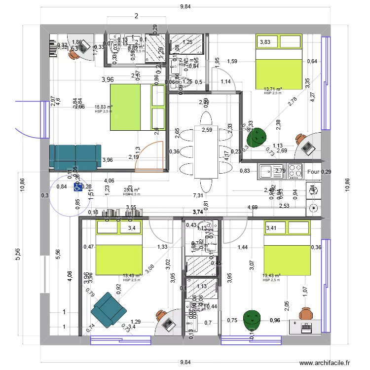 reno integrale v5A. Plan de 9 et 91 m² reno integrale v5A. Plan de 9 et 91 m²