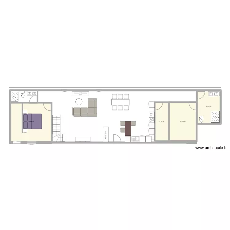 plan location. Plan de 4 Pièces et 42 m² plan location. Plan de 4 Pièces et 42 m²
