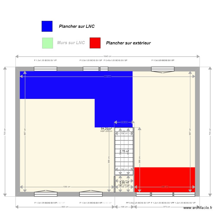 ML24002774. Plan de 12 pièces et 130 m2