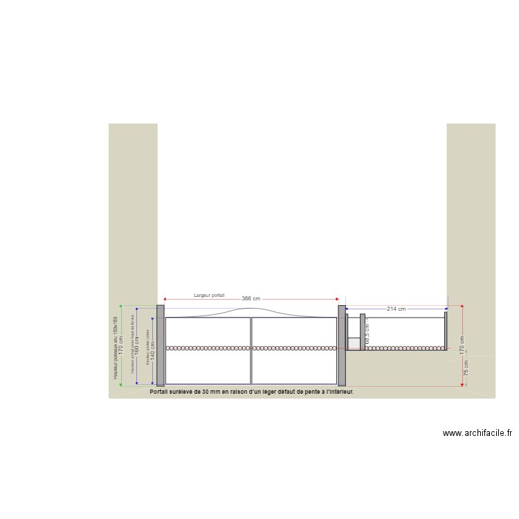 AVENET. Plan de 1 pièce et 1 m2