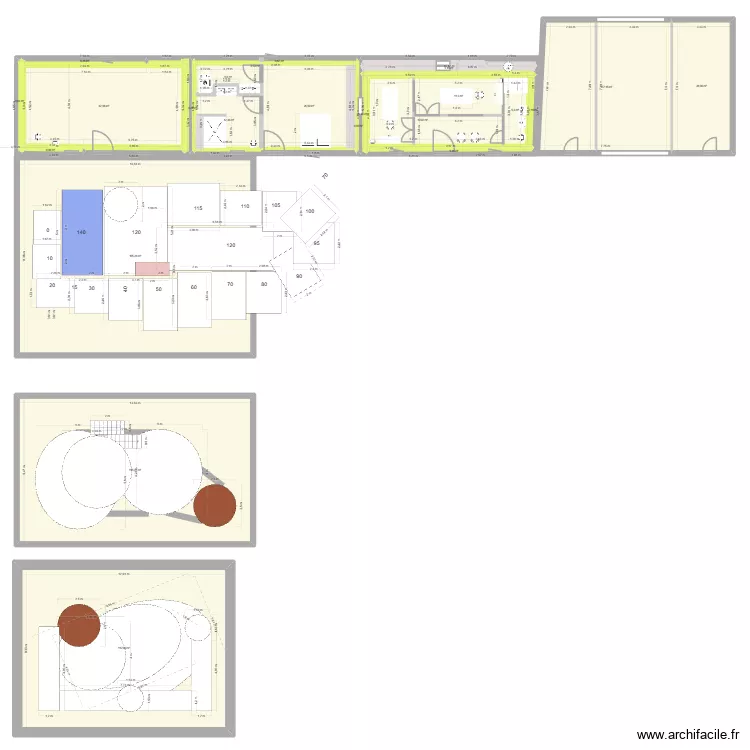 Epreuve int&eacute;gr&eacute;. Plan de 