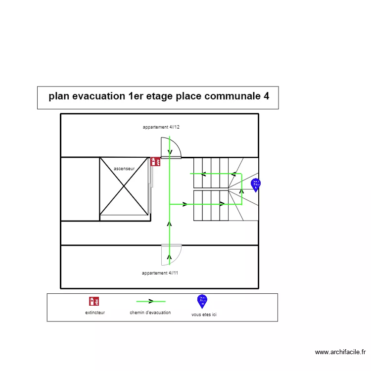 1er etage communale 4. Plan de 