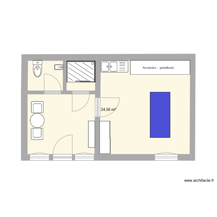 Essais Plan Bâtiment. Plan de 0 pièce et 0 m2