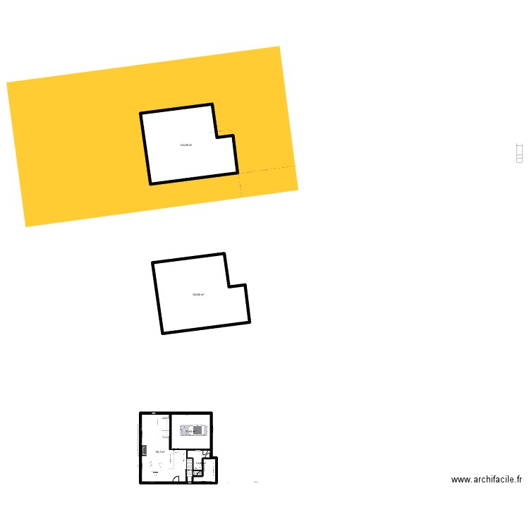 MAISON HAUT SDB RDC. Plan de 7 pièces et 355 m2