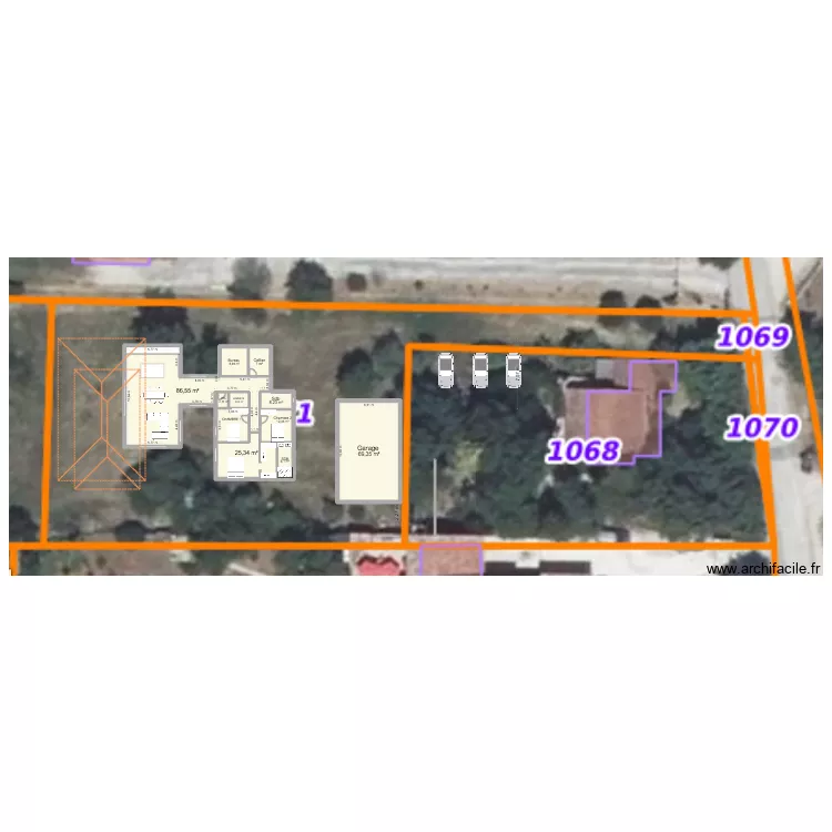 Brouzet les ales. Plan de 11 pièces et 240 m² Brouzet les ales. Plan de 11 pièces et 240 m²