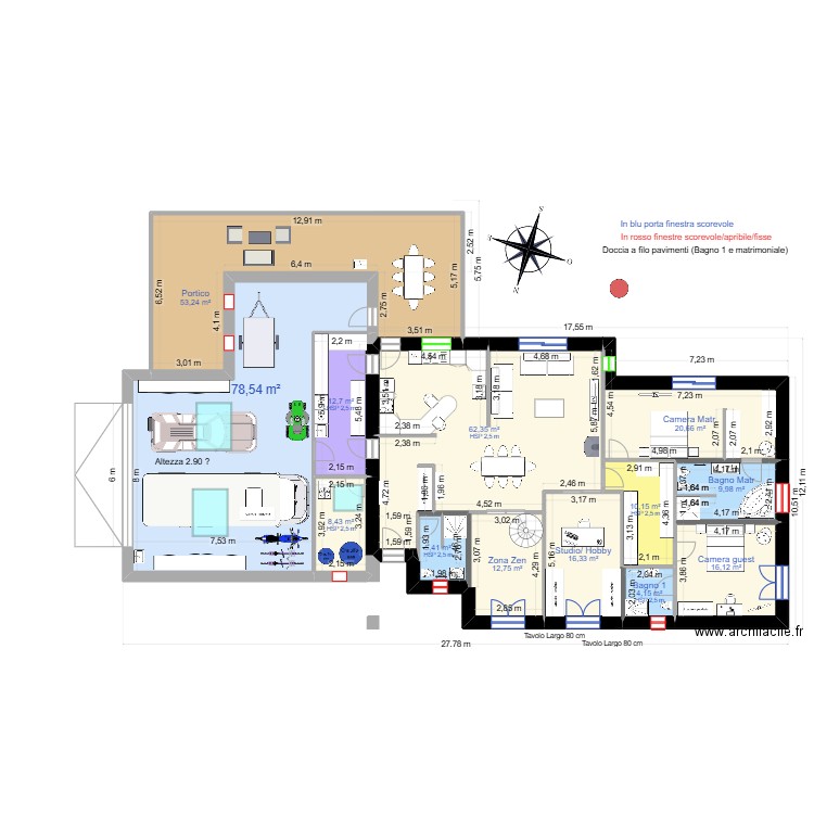 Angera_11a. Plan de 13 pièces et 311 m2