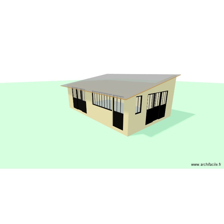 annexe. Plan de 1 pièce et 40 m2