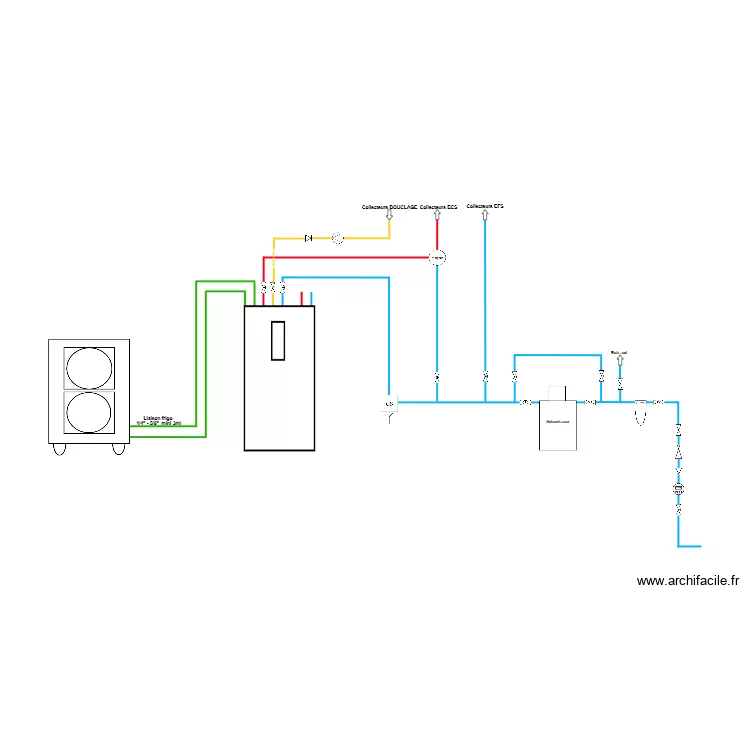 Sanitaire Decroix. Plan de 