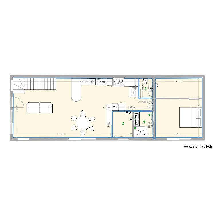 Villa 2 ECL Cellier, SdB et WC. Plan de 0 pièce et 0 m2