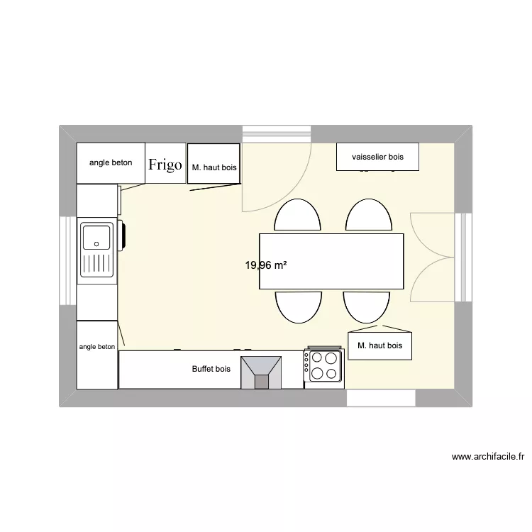 cuisine pugny.. Plan de cuisine pugny.. Plan de