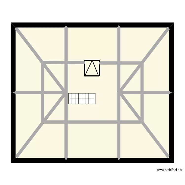 combles Dufreche. Plan de 