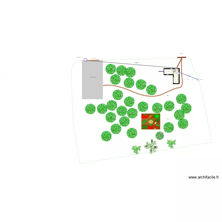 Lacaze cadastre. Plan de 