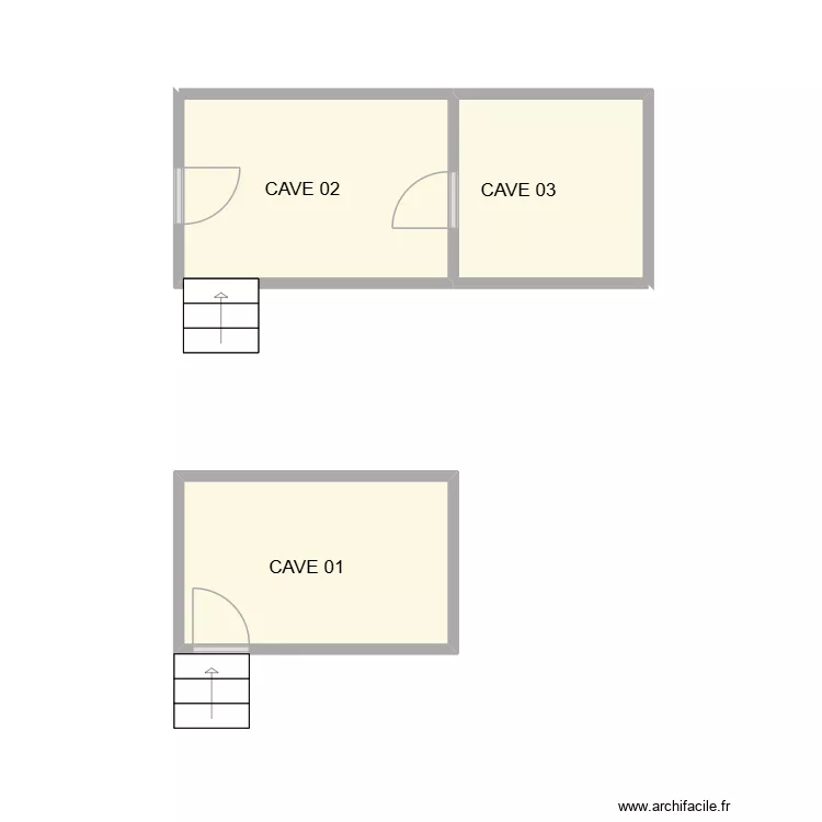 AIGOUAL CAVE. Plan de 3 Pièces et 14 m²