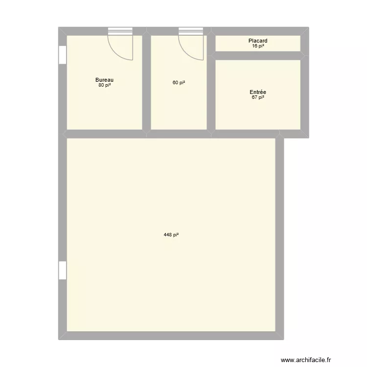 Maison. Plan de 5 pièces et 62 m² Maison. Plan de 5 pièces et 62 m²