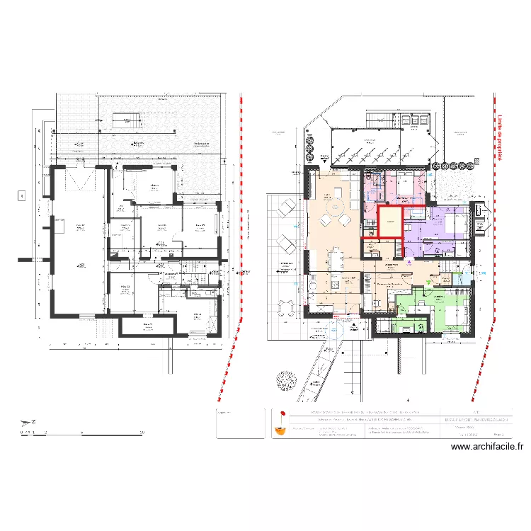 coloc 26 mars. Plan de 1  et 5 m²