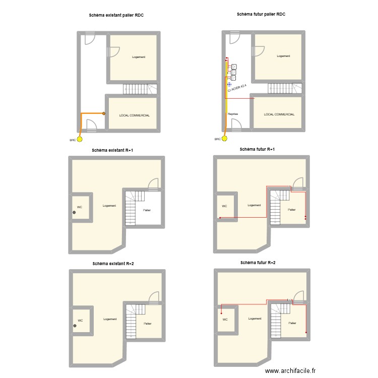 23 PST PTM. Plan de 18 pièces et 270 m2