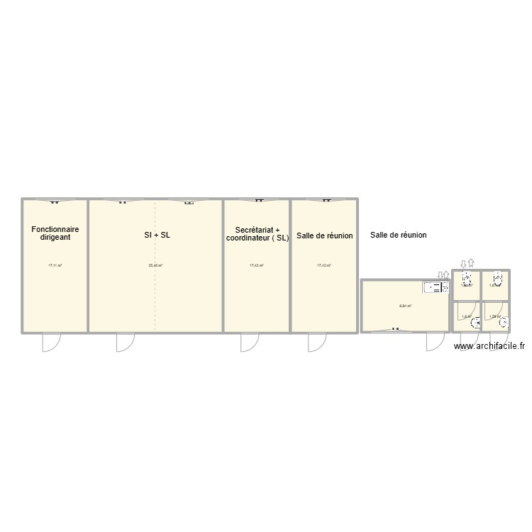 PORT DE BRUXELLES - CHANTIER RONVEAUX. Plan de 9 pièces et 103 m2