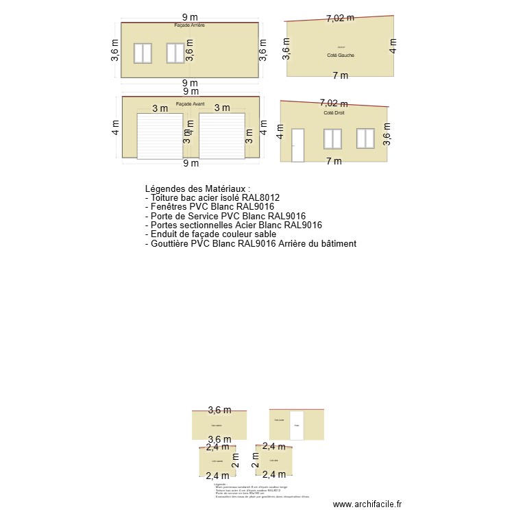 plan de coupe. Plan de 0 pièce et 0 m2
