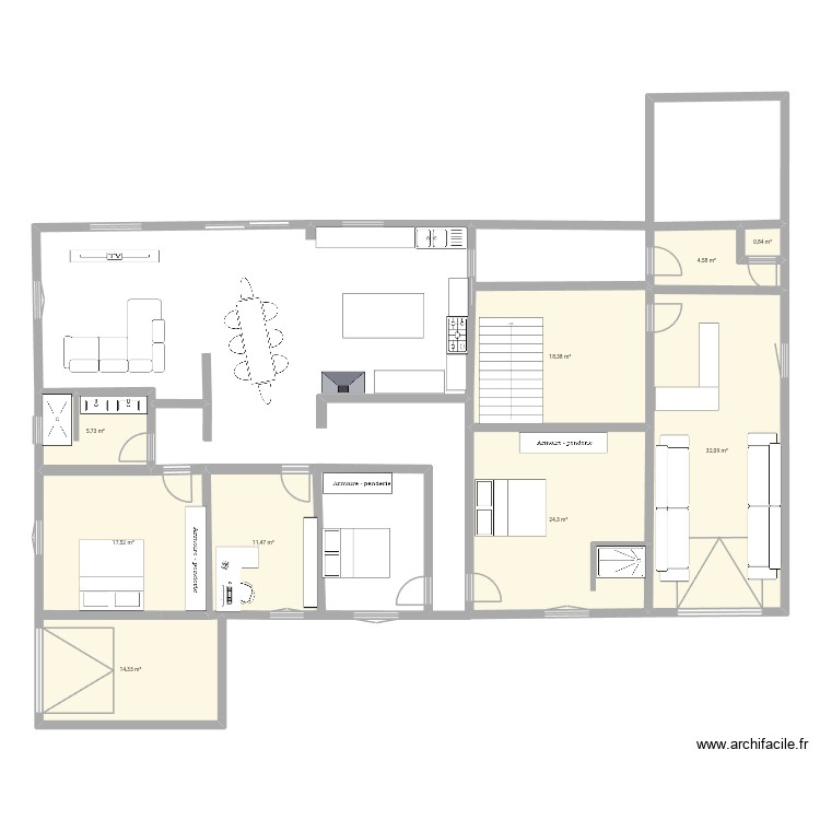 Le Cator. Plan de 0 pièce et 0 m2