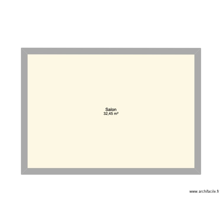 PLAN EPINAY. Plan de 1 pièce et 32 m2