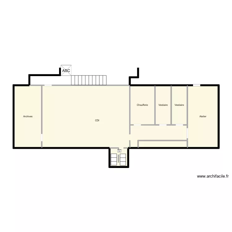 Etage -1. Plan de 