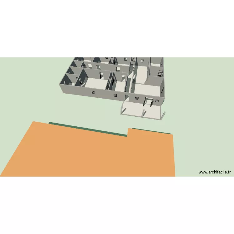 MAISON VILLAGE. Plan de 21 Pièces et 250 m² MAISON VILLAGE. Plan de 21 Pièces et 250 m²