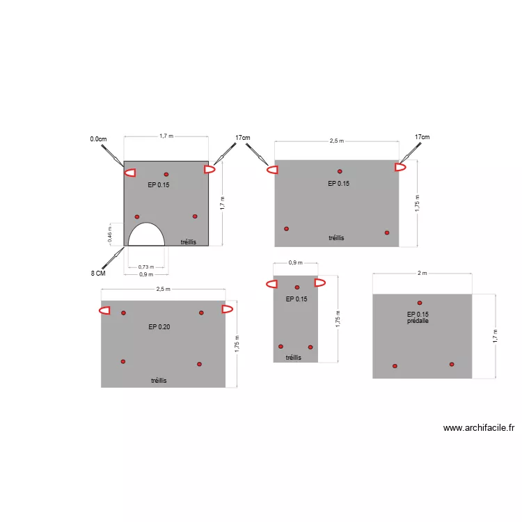 Anne Chauvet. Plan de 