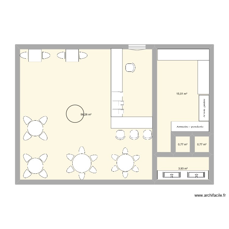 Café. Plan de 0 pièce et 0 m2 Café. Plan de 0 pièce et 0 m2