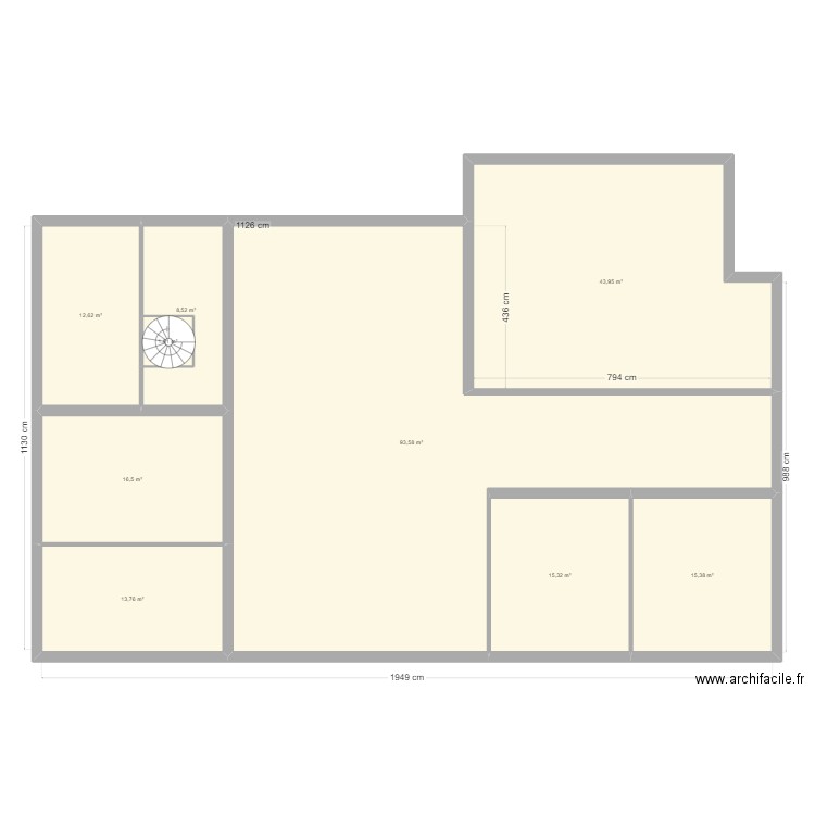 dechet. Plan de 0 pièce et 0 m2
