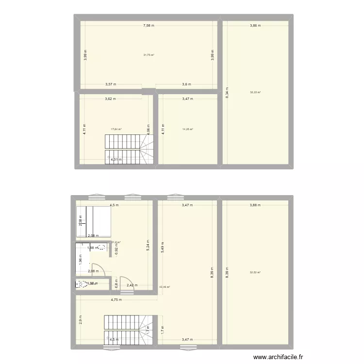 Porcheresse - Grande Finie. Plan de Porcheresse - Grande Finie. Plan de