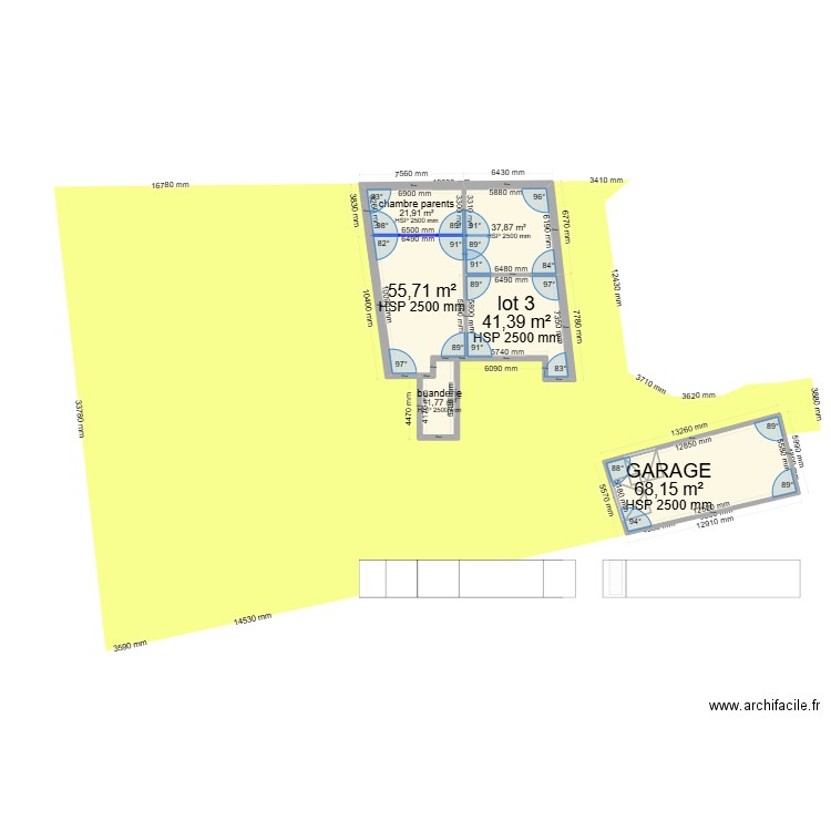 DOMAINE LA PALOMA COMPLET. Plan de 6 pièces et 237 m2