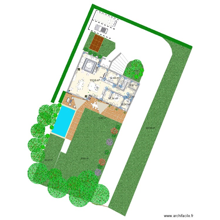 Vincin. Plan de 0 pièce et 0 m2