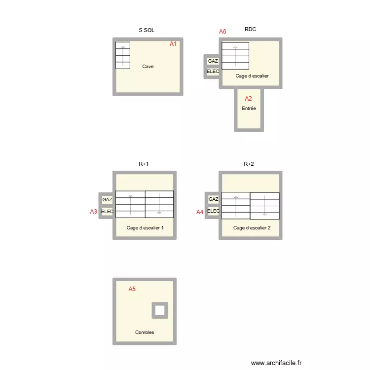 2504 COUVRAN. Plan de 
