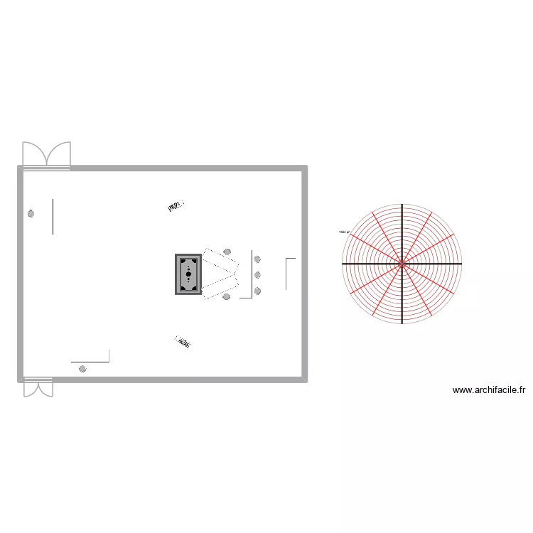 DA STUDIO T&Eacute;L&Eacute;VISION. Plan de 1  et 145 m²