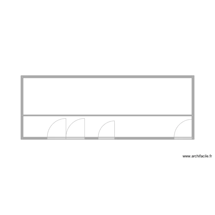 Mur couloir. Plan de Mur couloir. Plan de
