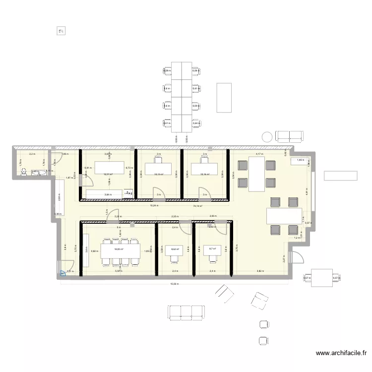 LA DURANNE Test final 3. Plan de 7 et 142 m² LA DURANNE Test final 3. Plan de 7 et 142 m²