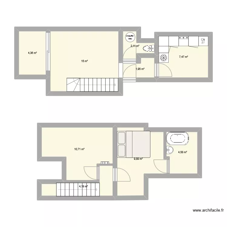 Tomito. Plan de 9 Pièces et 60 m² Tomito. Plan de 9 Pièces et 60 m²