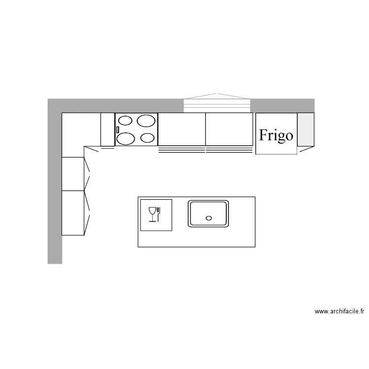 cuisine Charles. Plan de 0 pièce et 0 m2