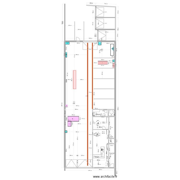 PLAN CAEN. Plan de 5 pièces et 379 m2