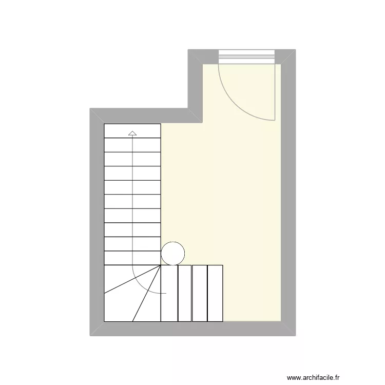 3 JESUS. Plan de 1  et 12 m²