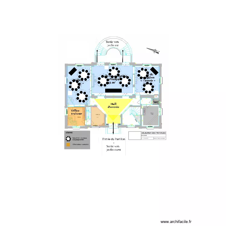 PAVILLON POMPADOUR. Plan de PAVILLON POMPADOUR. Plan de