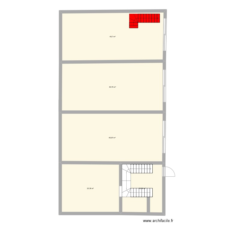 Plan pour accès HAMMAZ NORDINE. Plan de 5 pièces et 162 m2