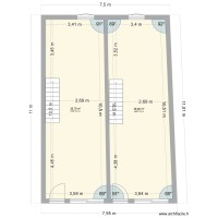 2eme etage ( duplex )