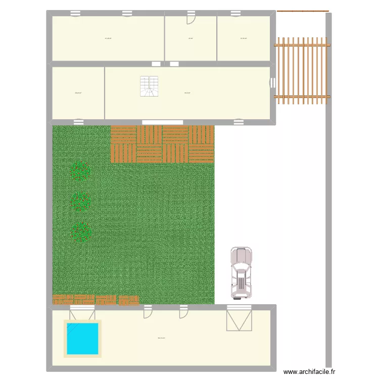 RESTIGNE Grange. Plan de 6 pièces et 313 m² RESTIGNE Grange. Plan de 6 pièces et 313 m²