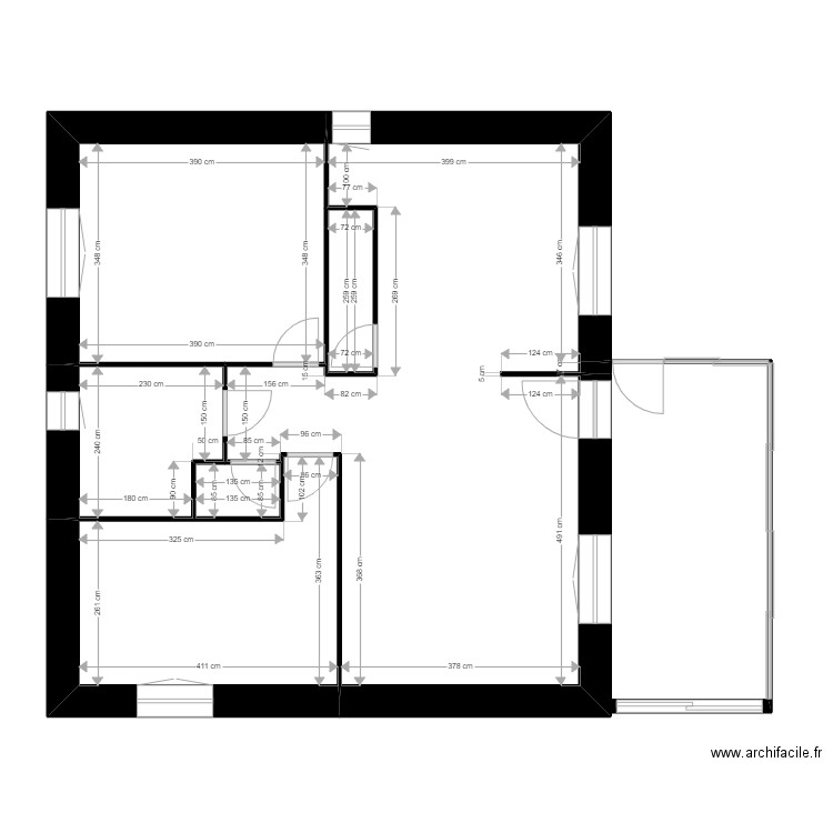 SMOG. Plan de 10 pièces et 134 m2