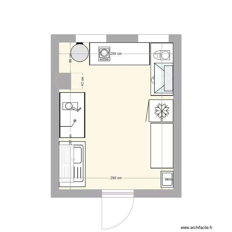 La cit&eacute;3. Plan de 