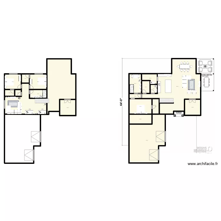 Maison id&eacute;e 2. Plan de 
