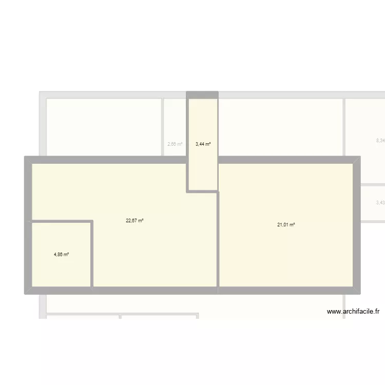 Goudjil. Plan de 